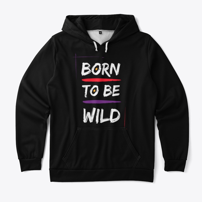 Born to Be Wild Lion Graphic T-Shirt.