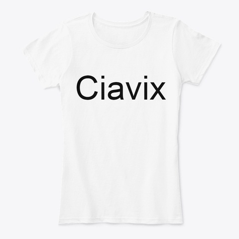 Ciavix White T-Shirt Front