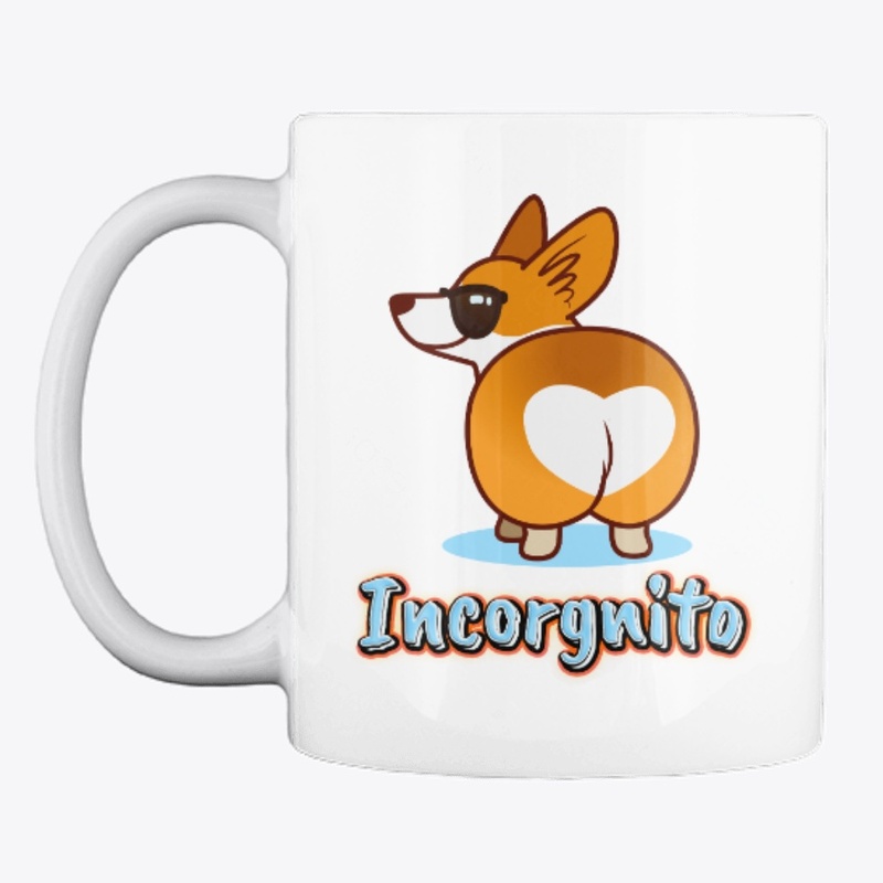 Incorgnito Corgi Dad, Mom Gift