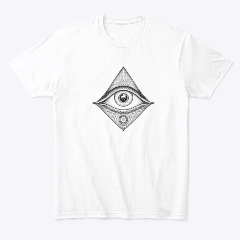 White T-shir Withe Eye.
