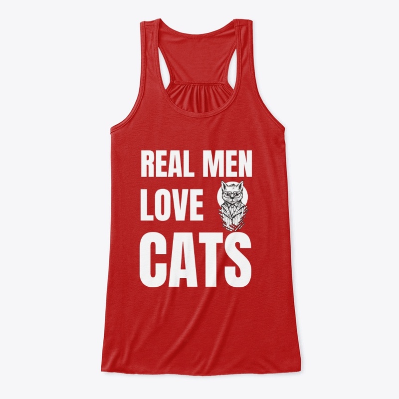 REAL MEN LOVE CATS T SHIRT, GIFT TSHIRT.