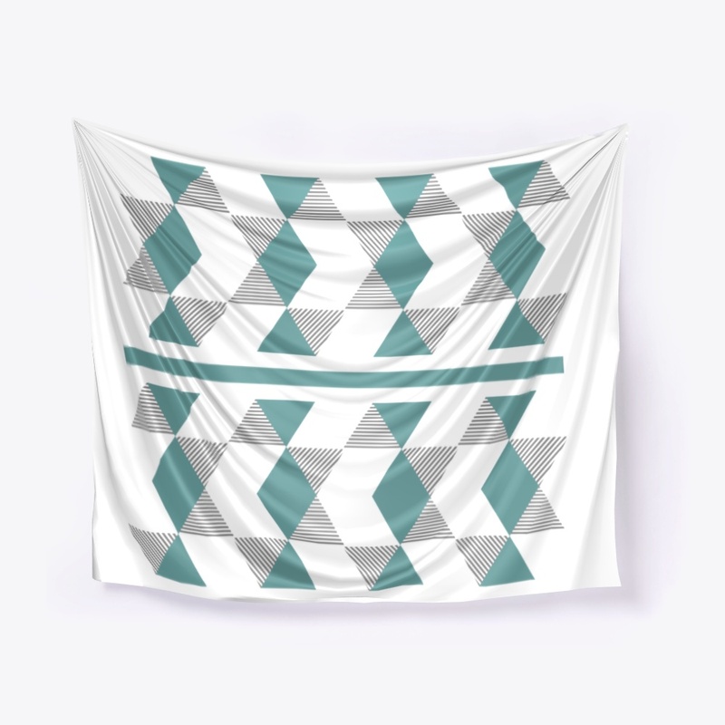 simple triangle green lines