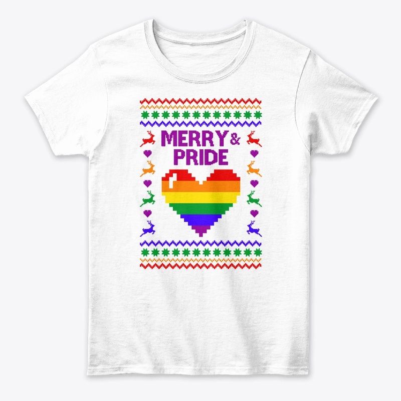 Merry And Pride LGBT Ugly Sweater