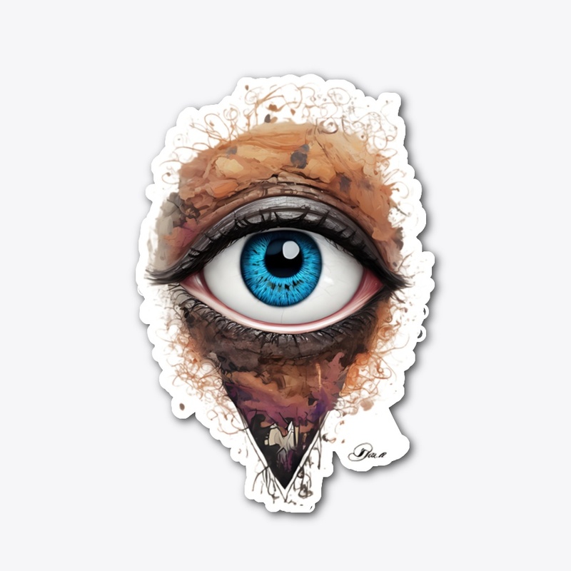 A cool unique frase with an eye  