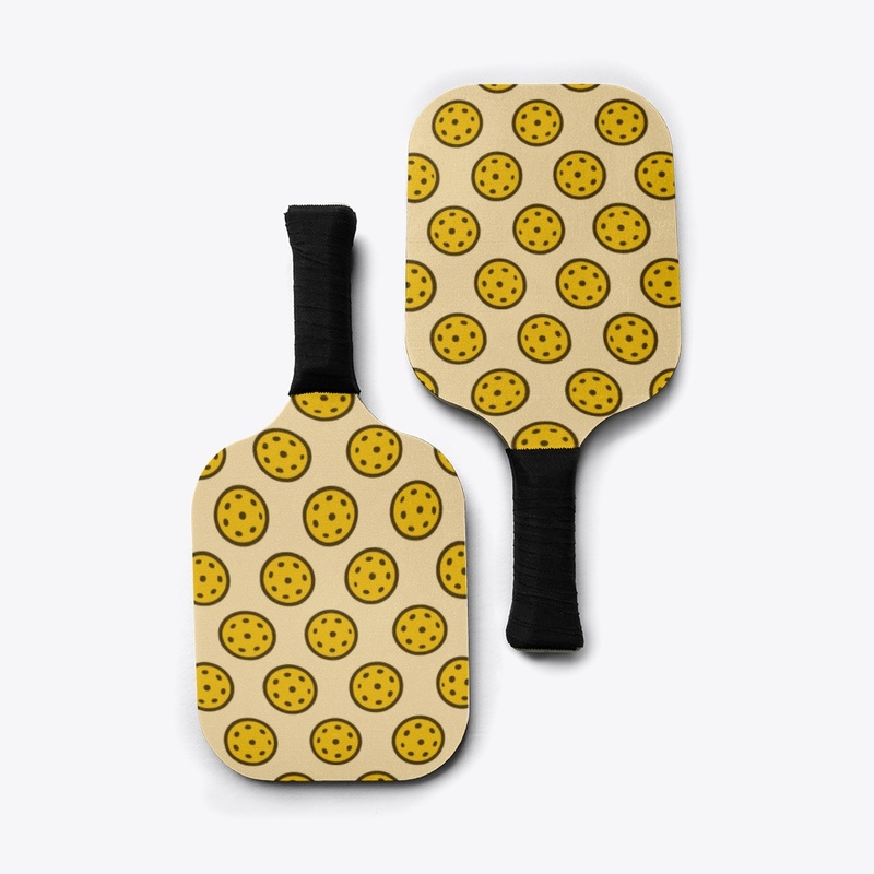 Cute Seamless Pickleball Paddles Set