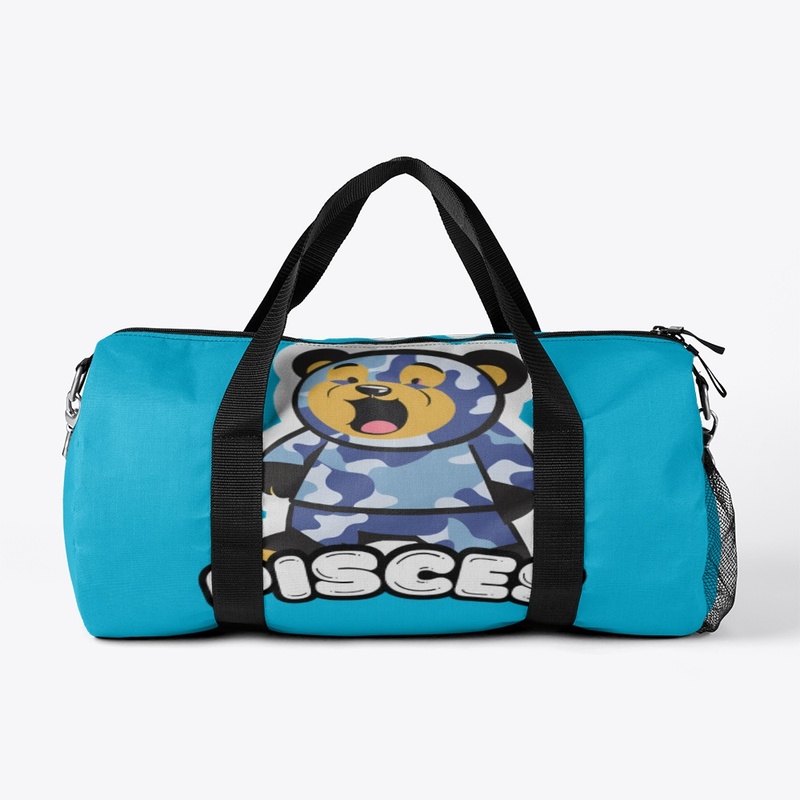 369 Blue Camo Bear-Pisces