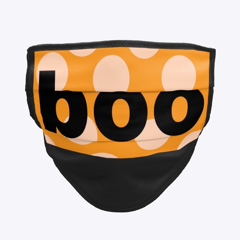 Boo Halloween Face Mask