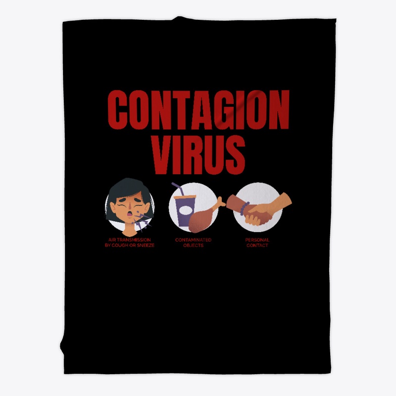 CONTAGION WUHAN VIRUS T SHIRT