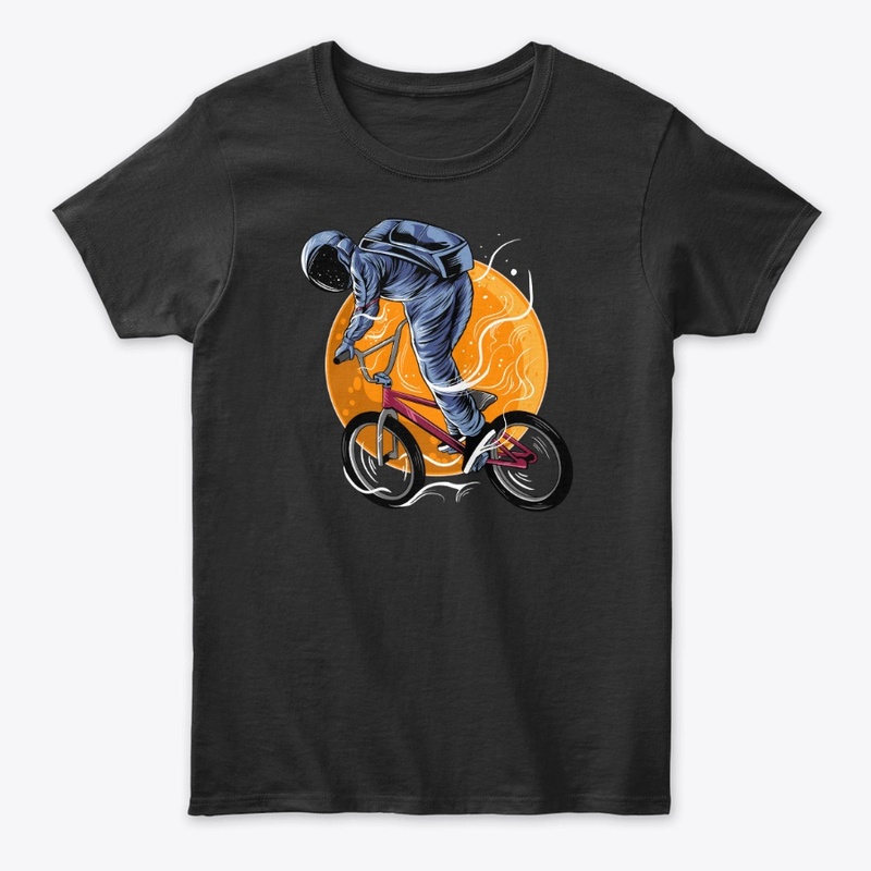 Astronaut Biker @DeepPulseBass T-shirt