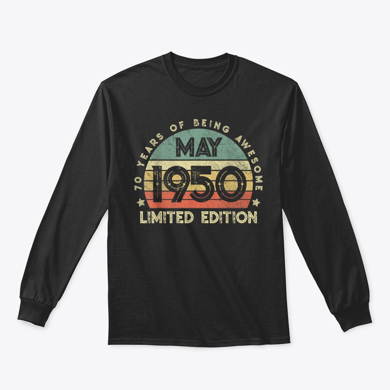 Born In May 1950 Limited Edition 70Th Bi