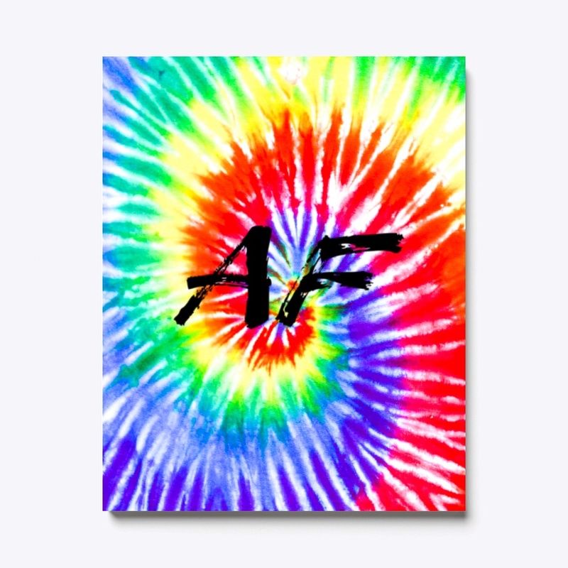 Rainbow Tie-Dye Canvas
