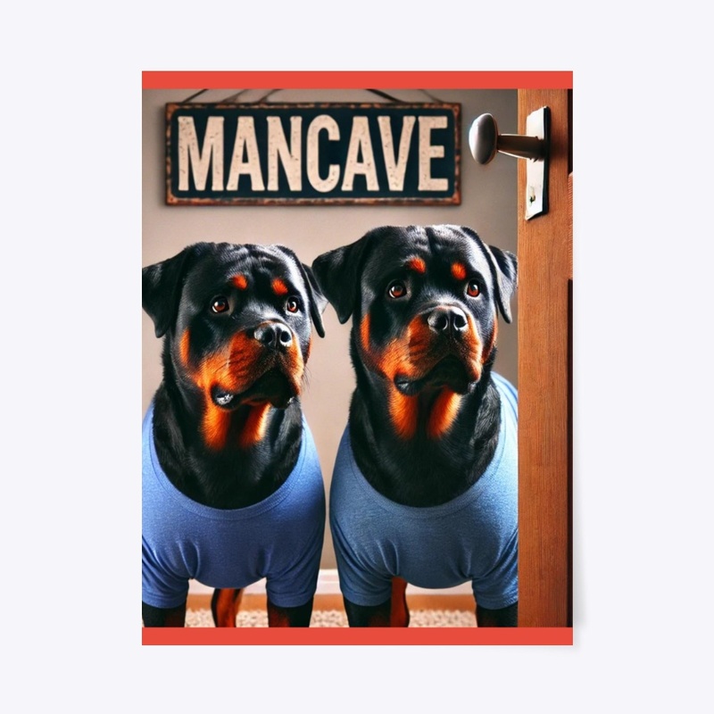 Rottweiler Mancave Merch 