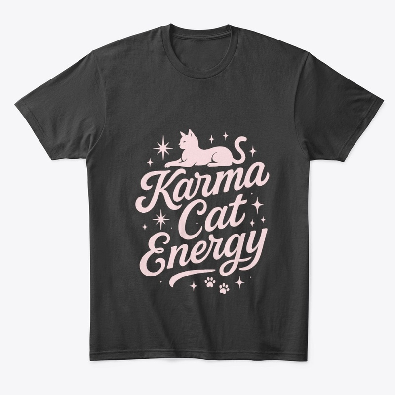 Karma Cute Cat Energy T-shirt 