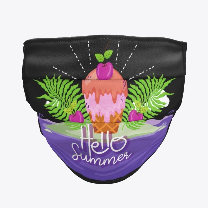 Hello Summer | Ice cream cone on a deser