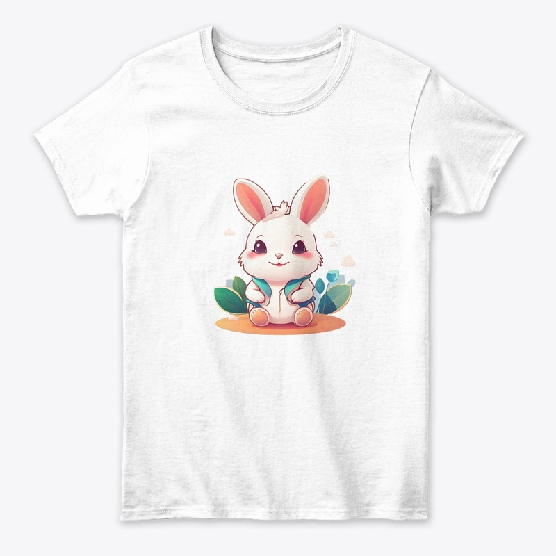 The cute rabbit
