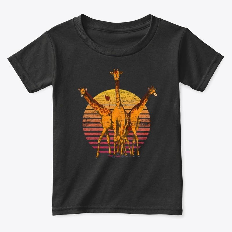 Retro Giraffe - Gift For Animal Lover