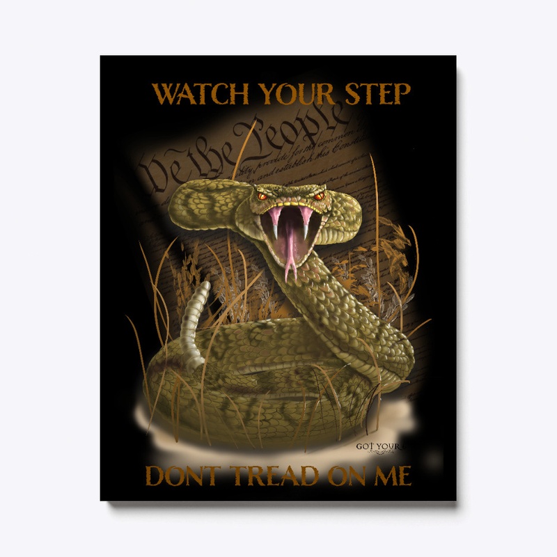 DON'T TREAD ON ME CANVAS PRINT
