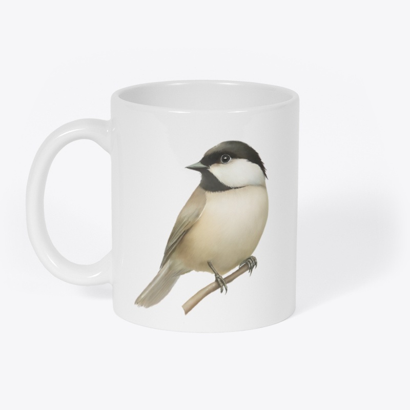 Chickadee Perched on a Branch