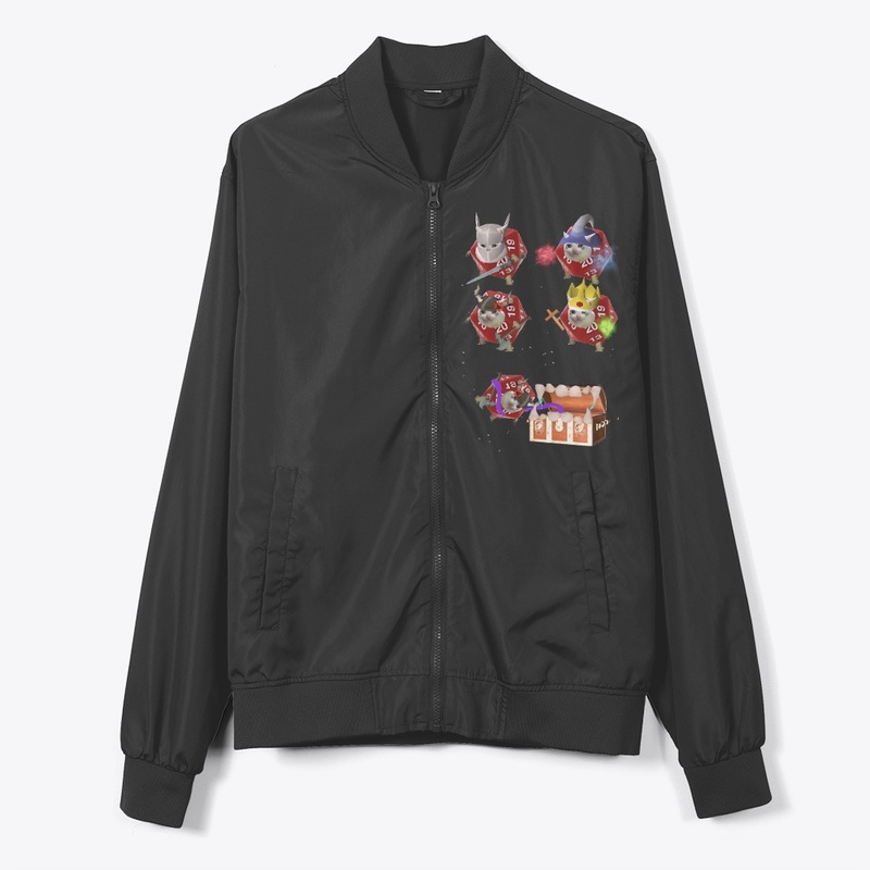 Cat Dice Bomber Jacket