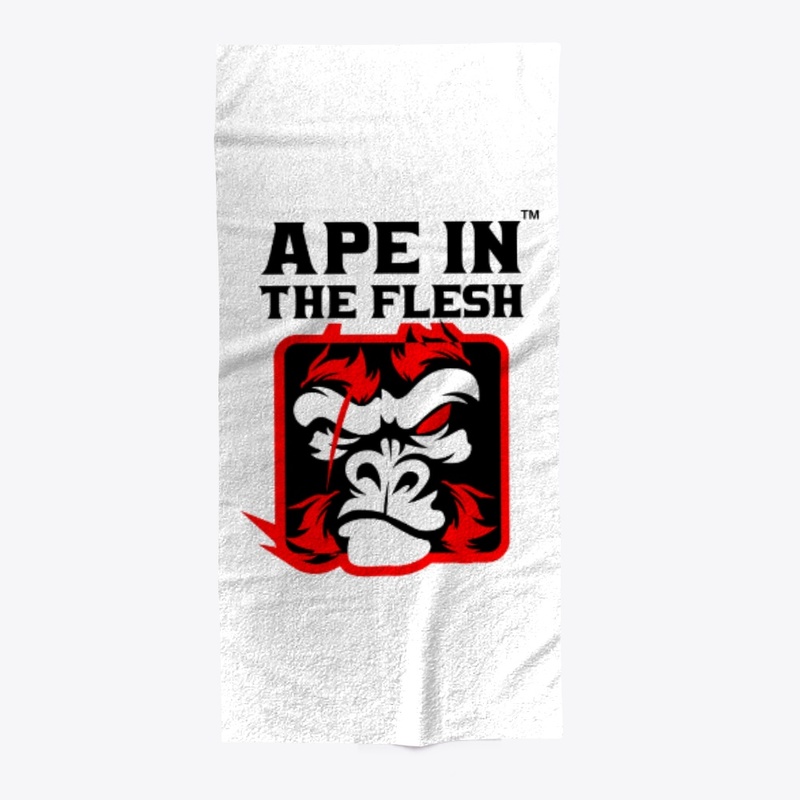 APE IN THE FLESH BEACH TOWEL