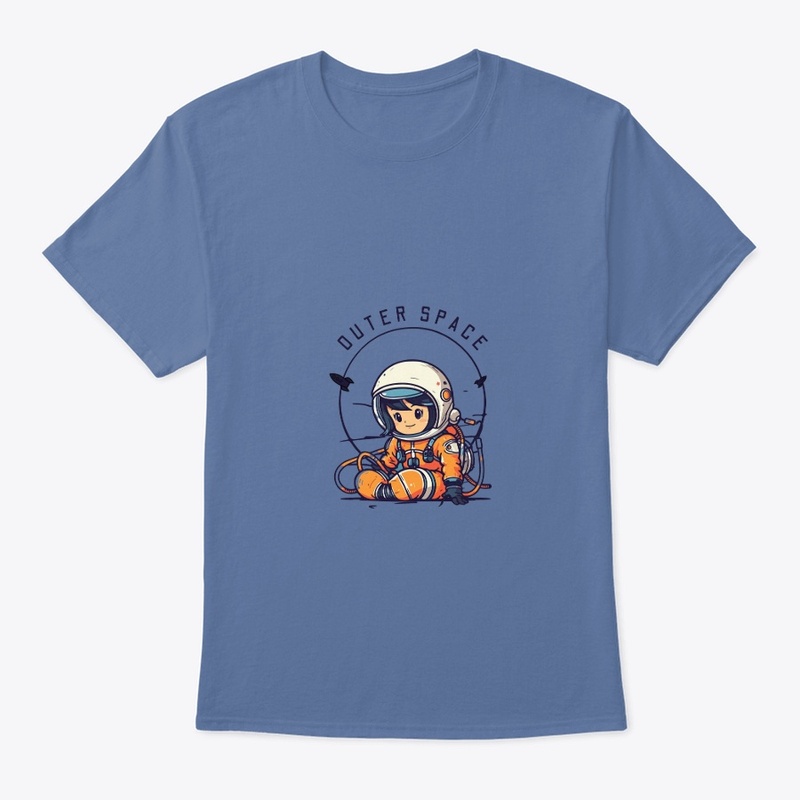 Astronaut Orange & Black T-Shirt {Custo}