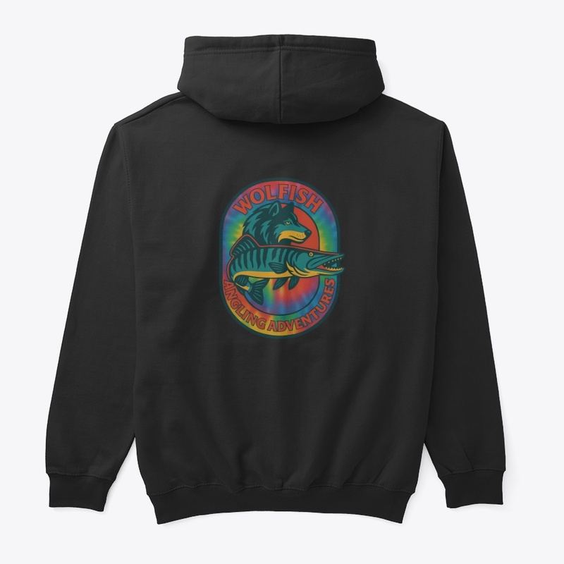 Tie-Die Wolfish logo muskellunge 