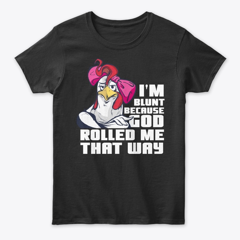 Funny Rooster Lover Gift God Rolled Me