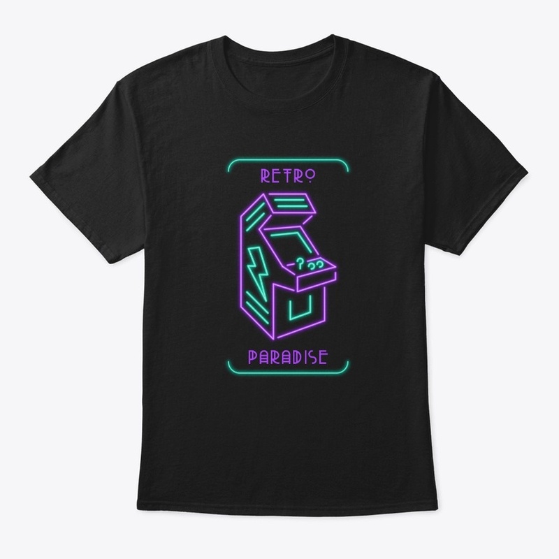 Retro Arcade Gamer Neon 80s Gift