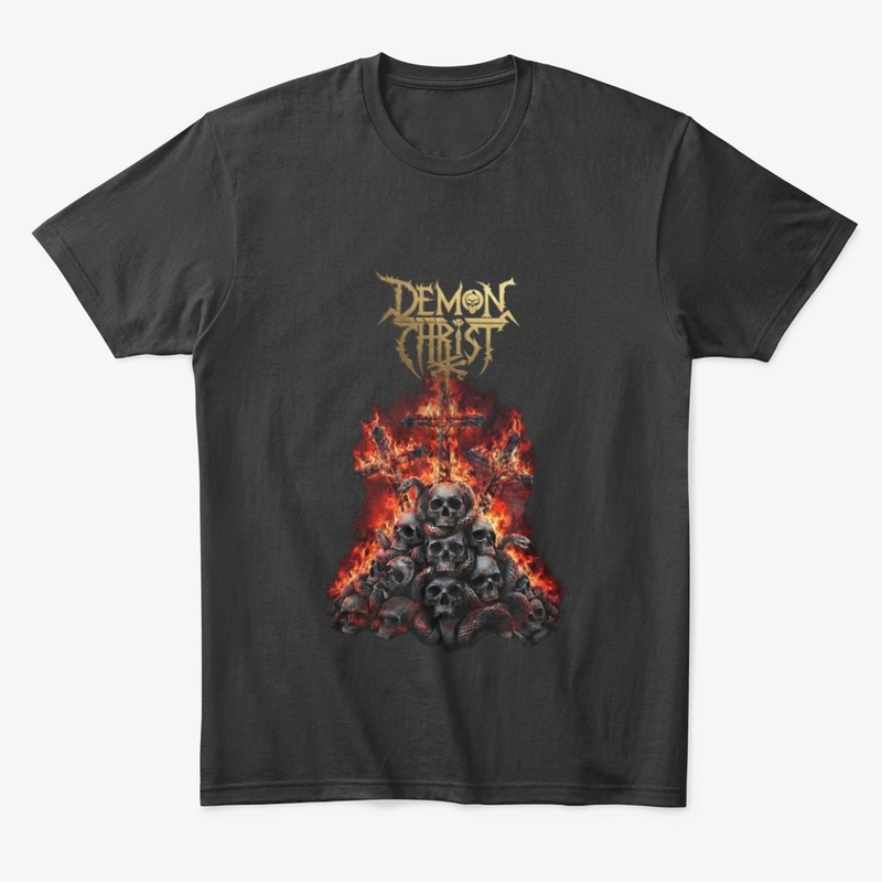 Demon Christ - Skulls On Fire Line