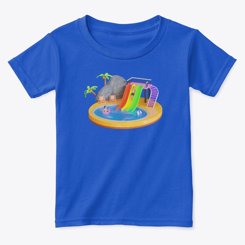 🦸 Toddler Swimming Pool  Illustration