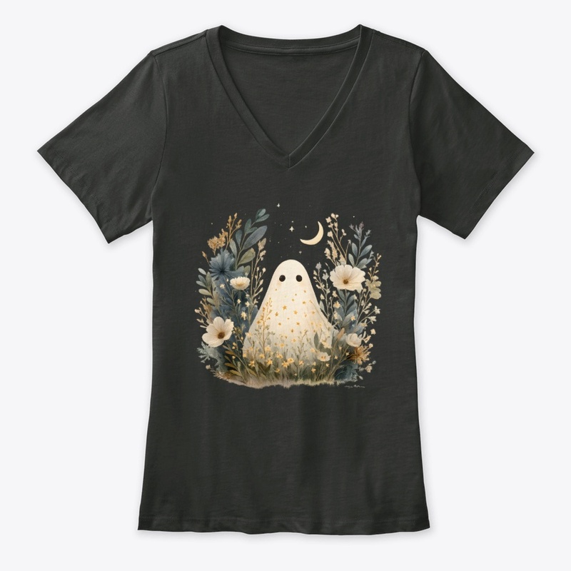 Moonlit Boho Ghost | Halloween Art