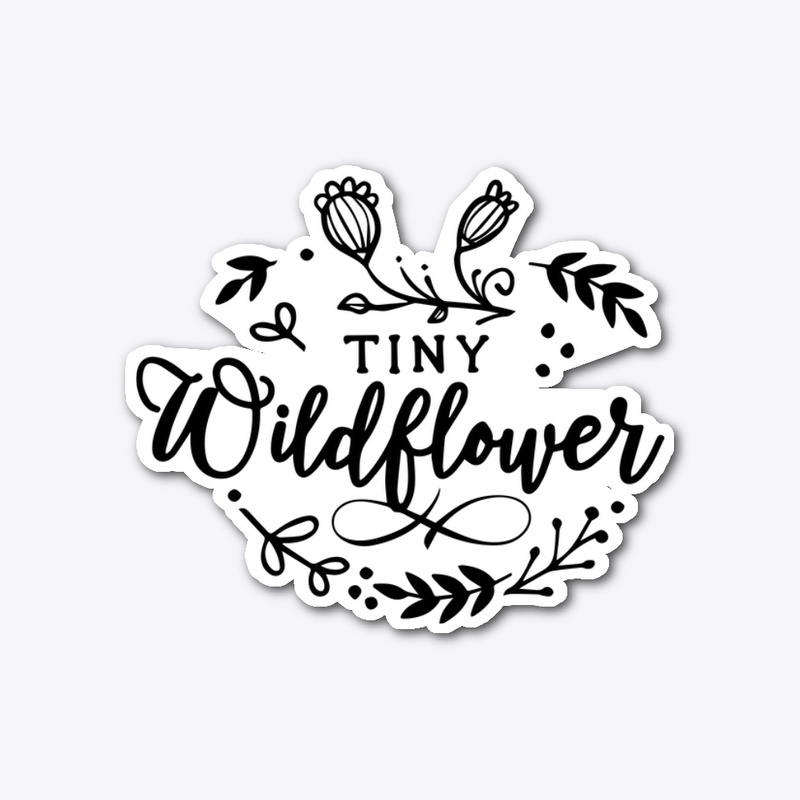 Tiny wildflower wreath
