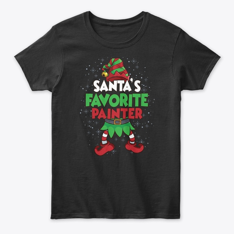 Santa's Favorite Painter Hoodie