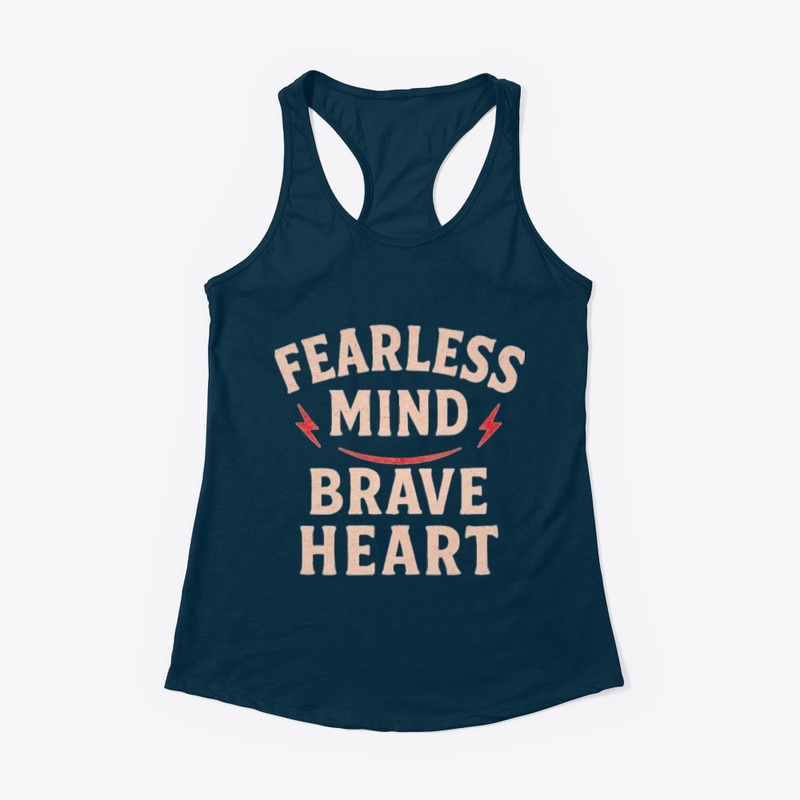  Fearless Mind Brave Heart Hoodie.