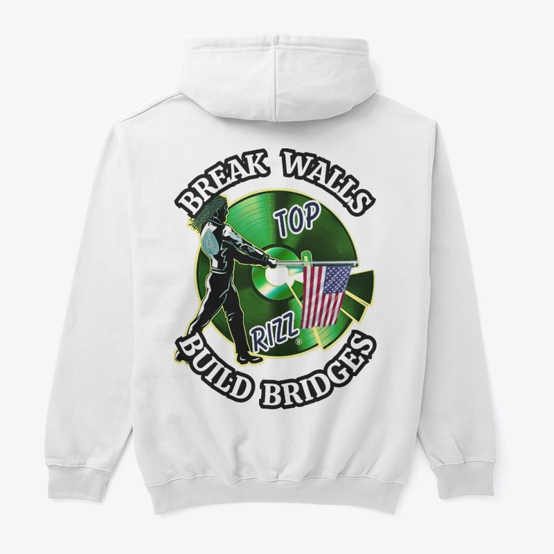 TOP RIZZ LOGO: BREAK WALLS BUILD BRIDGES