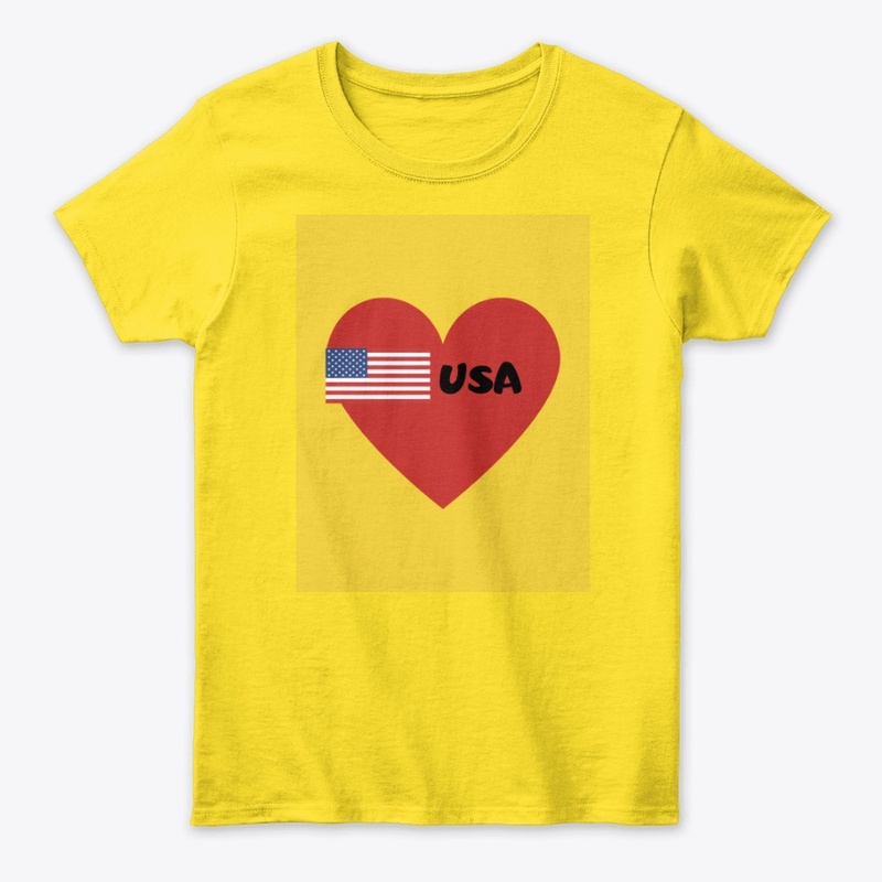 Yellow Patriotic Phone Case and Tee !