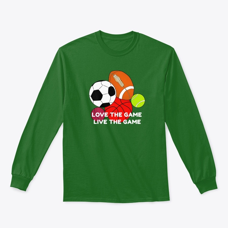 LOVE THE GAME LIVE THE GAME - Tee-shirt 