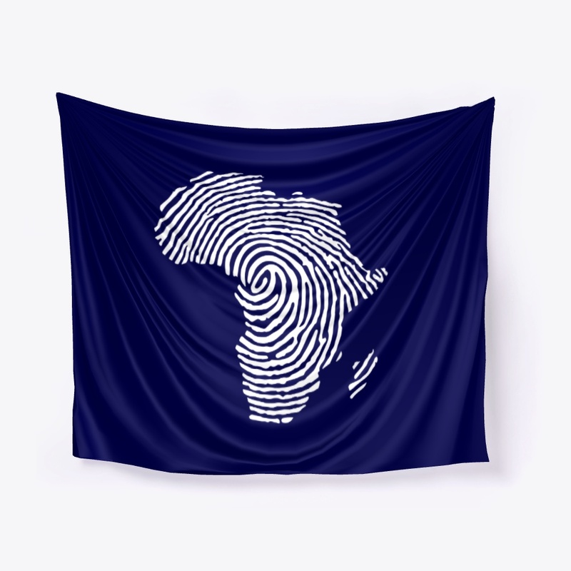 Africa Map Fingerprint Apparel
