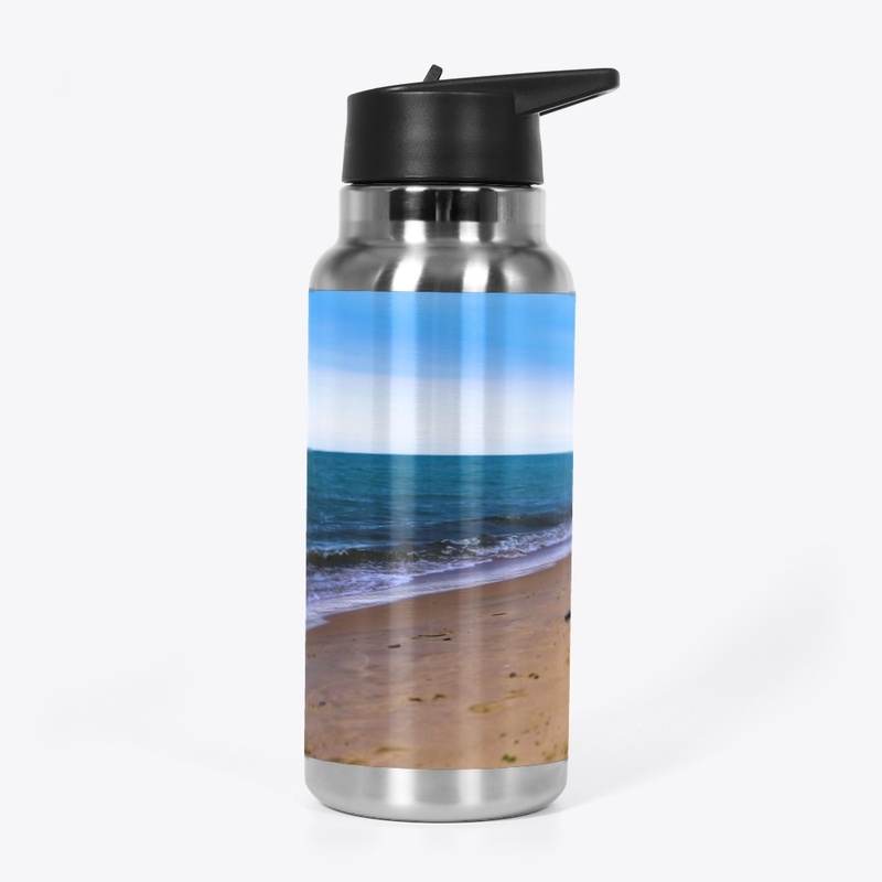 Lake Michigan Waves- Water Bottle