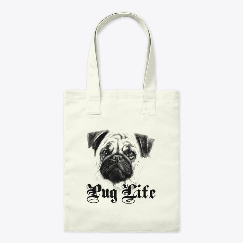 Love Pug Life Funny Thug Life