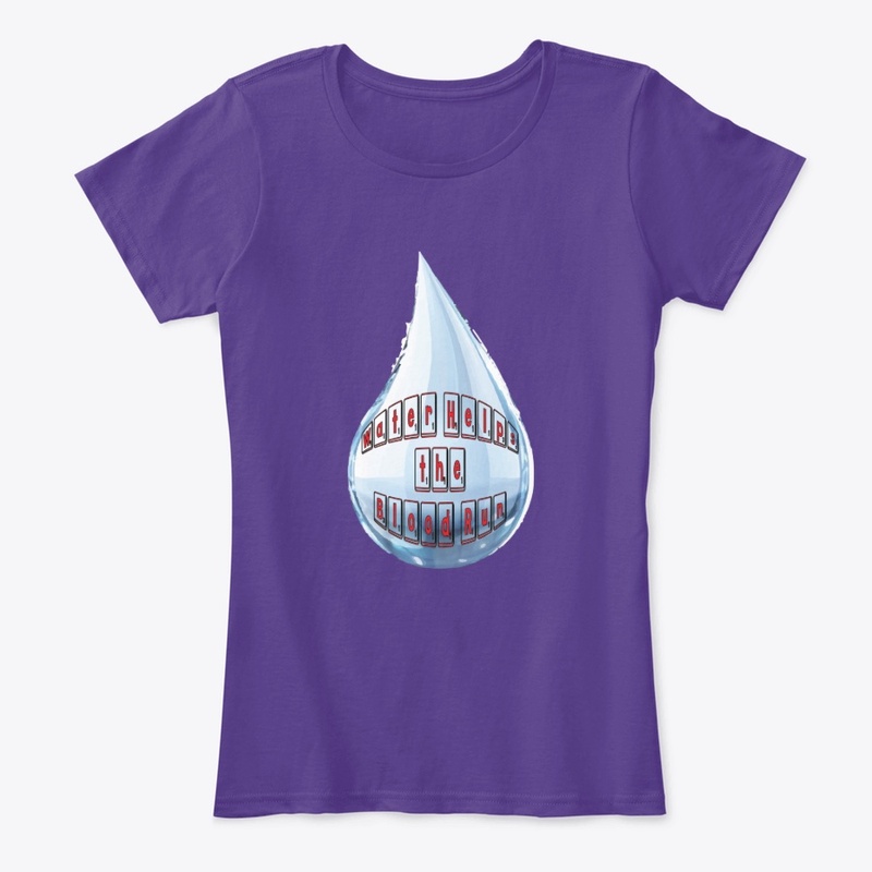 WATER HELPS THE BLOOD RUN