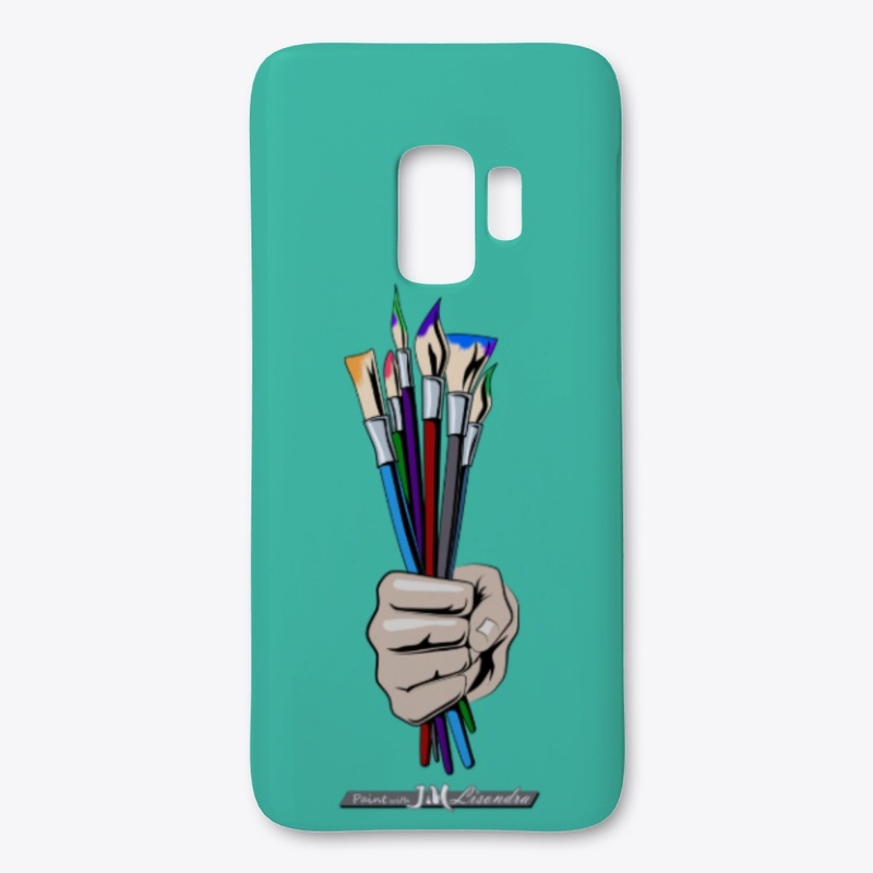 Hand Holding Brushes Series 2 Colored