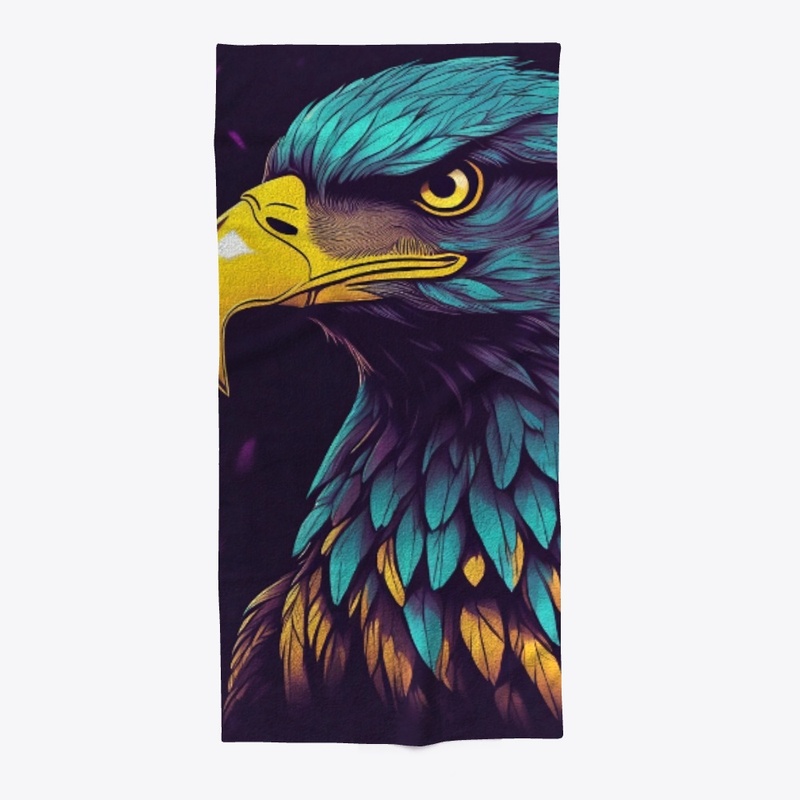 Majestic Bald Eagle in Vibrant Colors