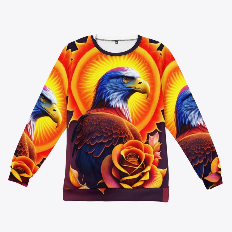 All Over printed unisex crewneck