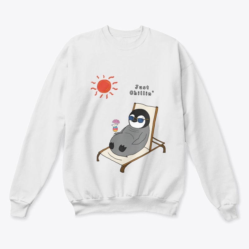 Chilling - Cute Baby Penguin Design
