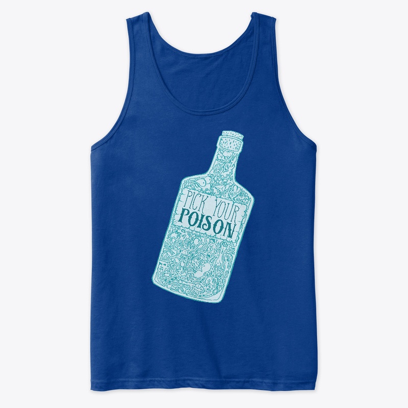Pick Your Poison Bottle Illustration