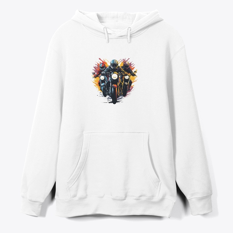 BIKE RIDERS UNISEX CLASSIK HOODIES