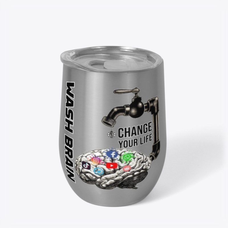 Brainwash good message and image design