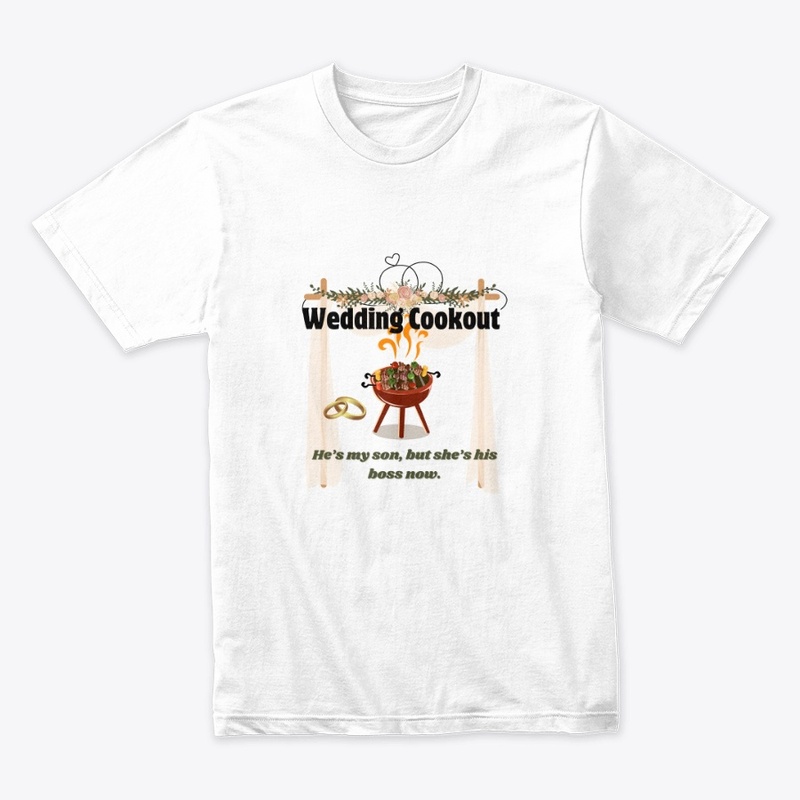 Guests wedding cookout t-shirt