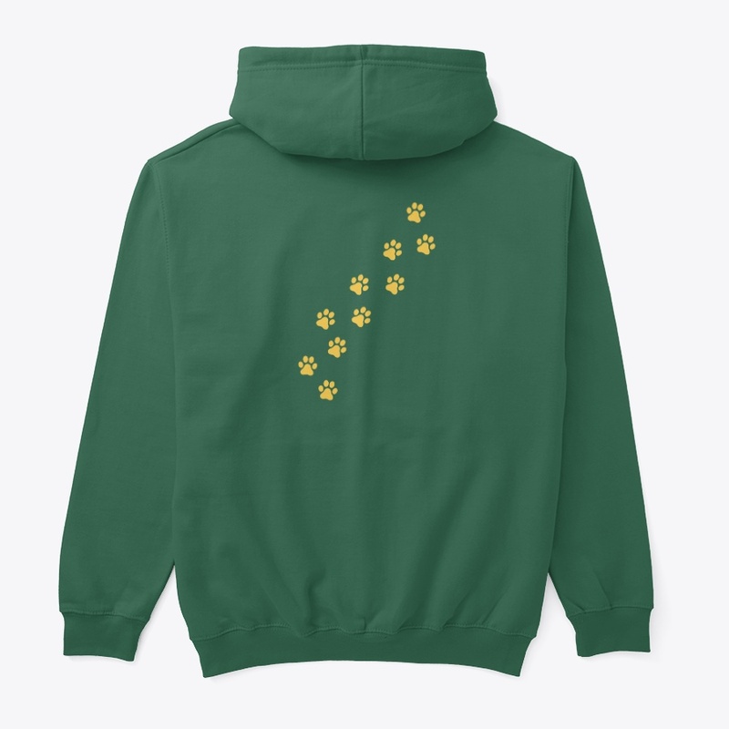 Dog Paw Print Hoodie